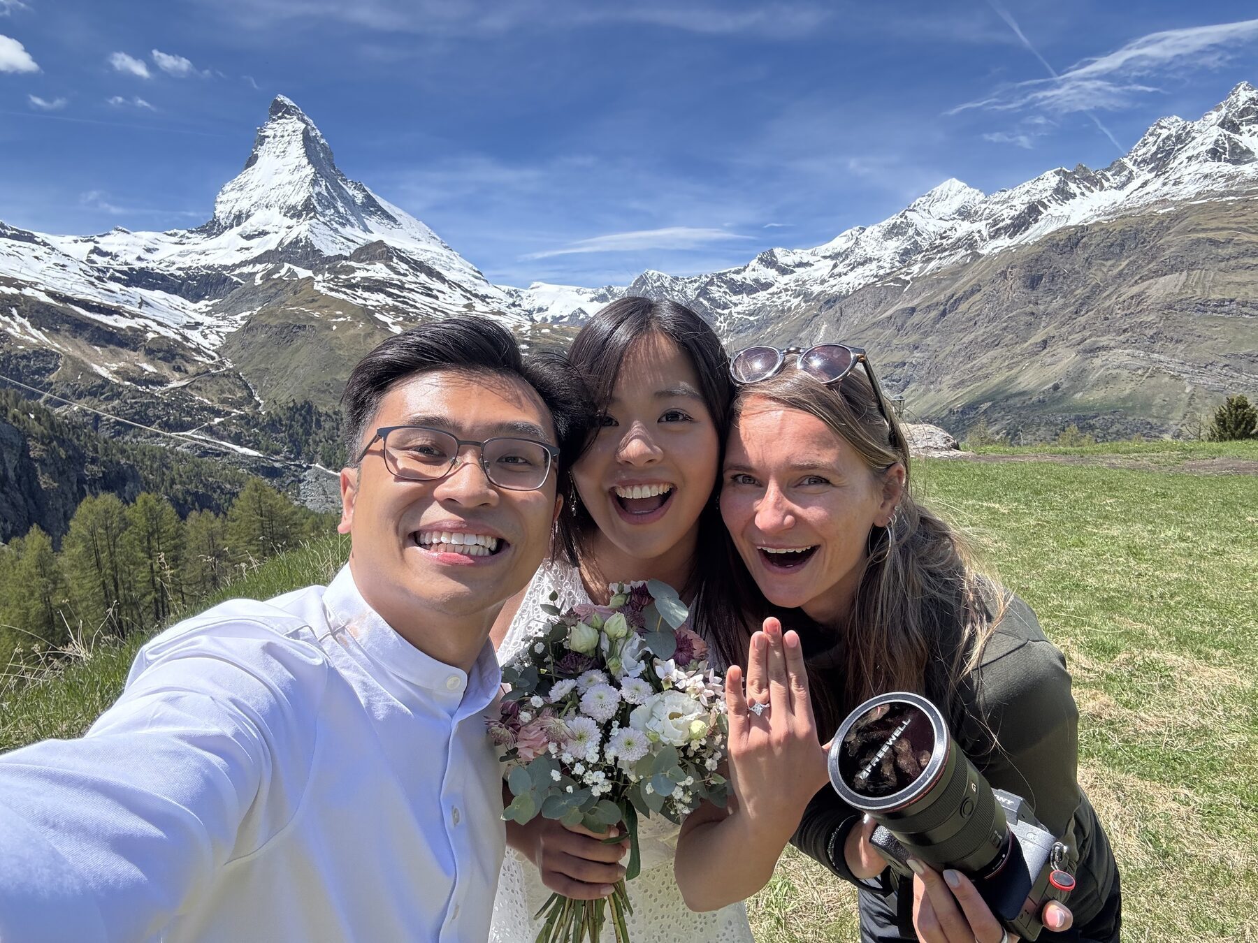 Us with Katherina, our secret photographer